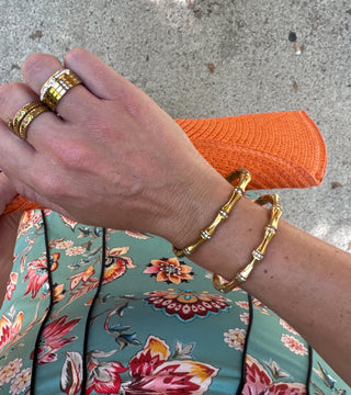 Pulsera bambú brillo