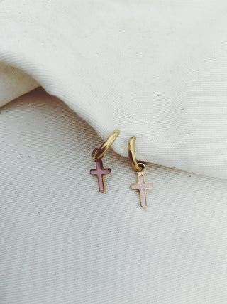 Aritos Cruces lilas