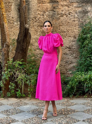 Vestido fresa