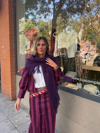 Poncho en pico