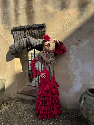 Traje flamenca Azahar