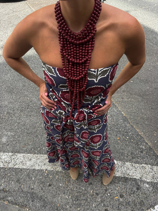 Vestido Pinoquio azul