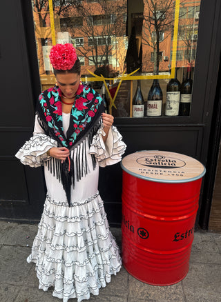 Traje flamenca sur liso