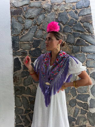 Mantoncillo alegría Lila