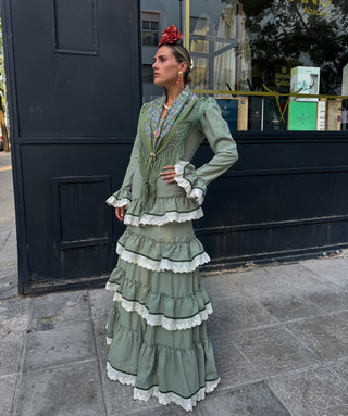 Traje de flamenca Monte verde