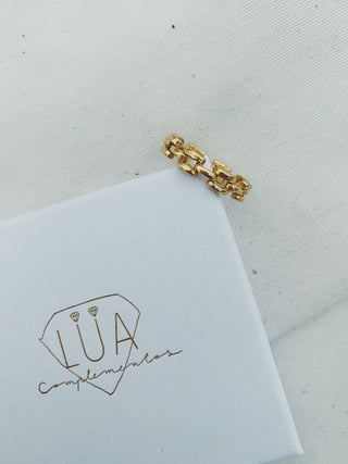 Anillo Eslabones cuadrados