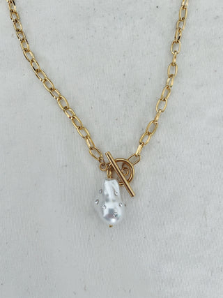 Cadenita perla cristal