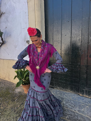 Traje flamenca Tina lunares
