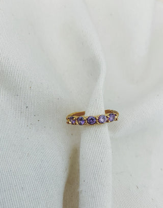 Anillo Monería lila
