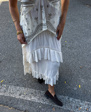 Falda Julieta beige