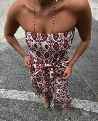 Vestido Alhelí beige
