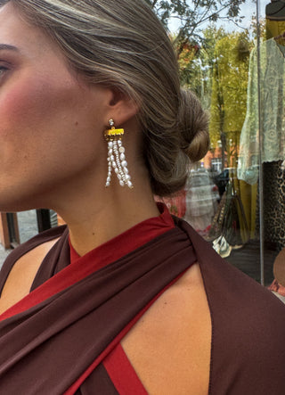 Pendientes pearl oro