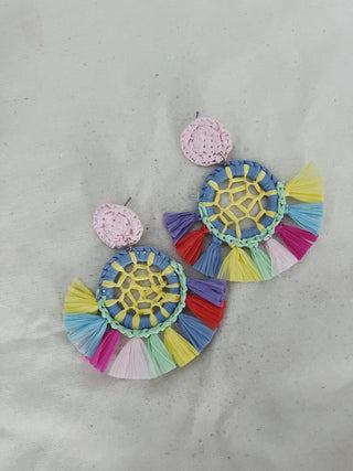 Pendientes atrapasueño multicolor