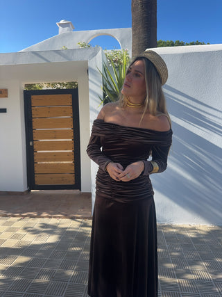Vestido Lady marrón