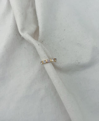 Anillo cinco diamantes