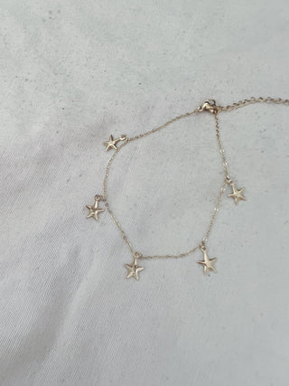 Tobillera estrellitas
