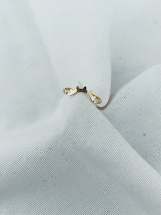 Anillo Silueta ojo oro