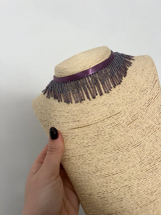 Choker Alicia morado