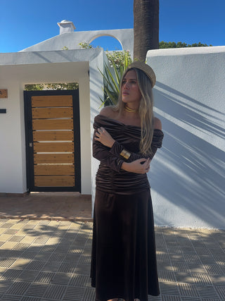 Vestido Lady marrón
