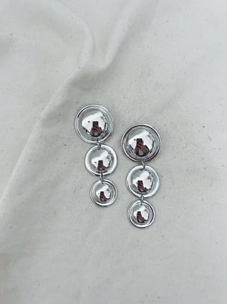 Triple botón plata