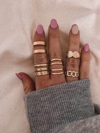 Anillo Freesia oro