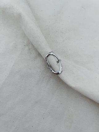 Anillo Círculo Maxi plata