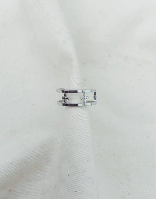 Anillo Cruces santiago plata