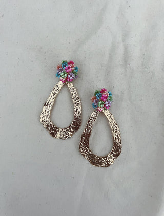 Pendientes ramo multicolor