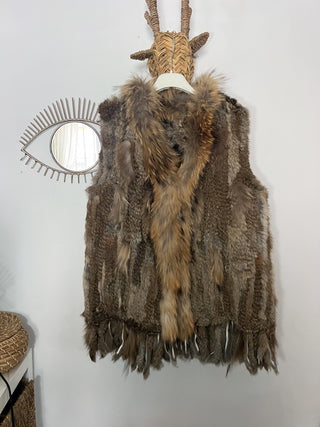 Chaleco Carlota camel