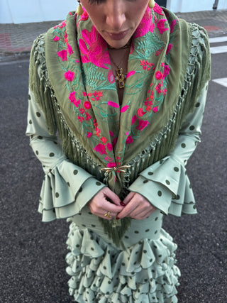 Traje flamenca Azahar