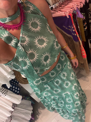 Top soles verde