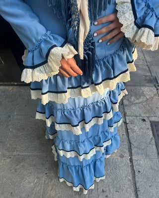 Traje de flamenca Monte celeste