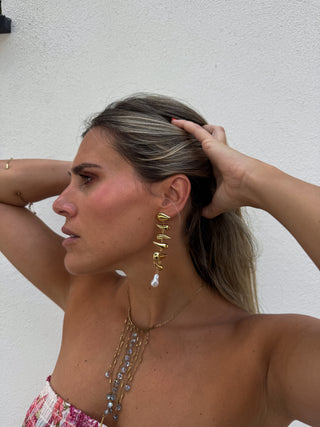 Pendientes larme perla