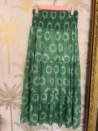 Falda soles verde