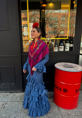 Traje flamenca Azahar