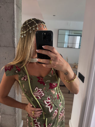 Casquete rombos y círculos