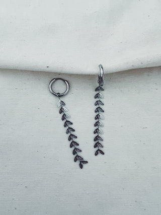 Pendientes César plata