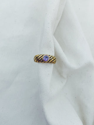 Anillo Fabiola lila