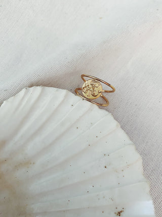 Anillo Sello doble