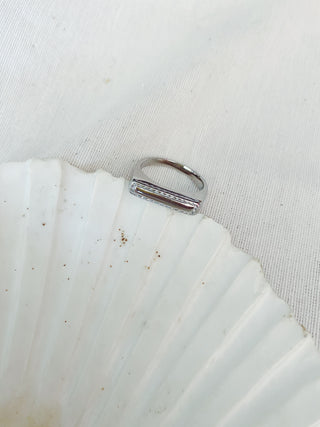 Anillo Rectangular plata