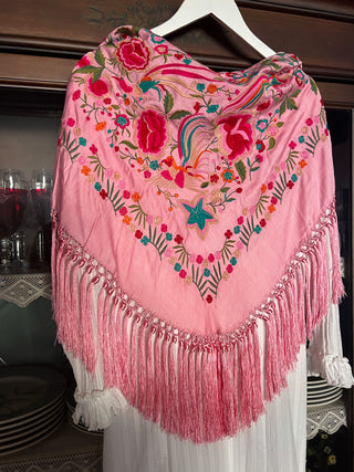 Mantoncillo Alegría rosa bebé