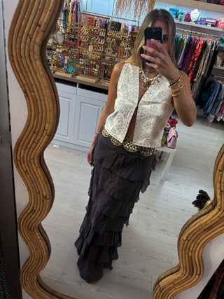 Falda Hidra marrón