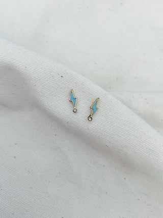 Mini rayo brillo azul