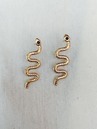 Pendientes Serpiente egipcia oro