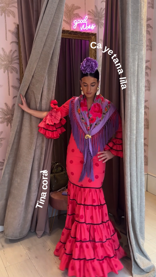 Traje flamenca Tina lunares