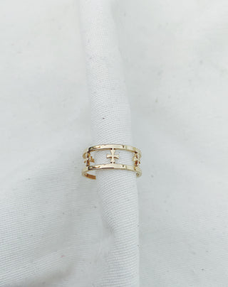 Anillo Cruces Santiago oro