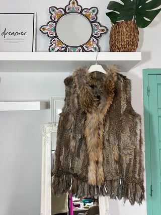 Chaleco Carlota camel