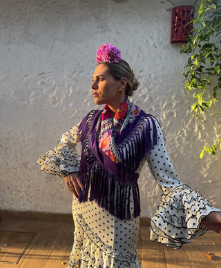 Traje de flamenca Sevilla lunares