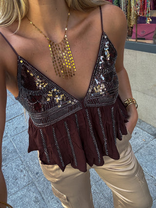 Collar Arabia dorado
