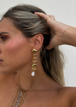 Pendientes larme perla